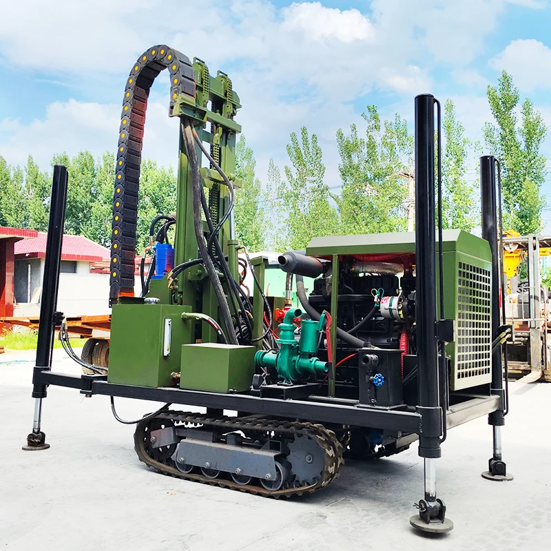 تخصيص جهاز حفر آبار المياه بفتحة عميقة 200 متر الثقيلة الهيدروليكية المدنية ثنائي الغرض آلة حفر الآبار الدوارة