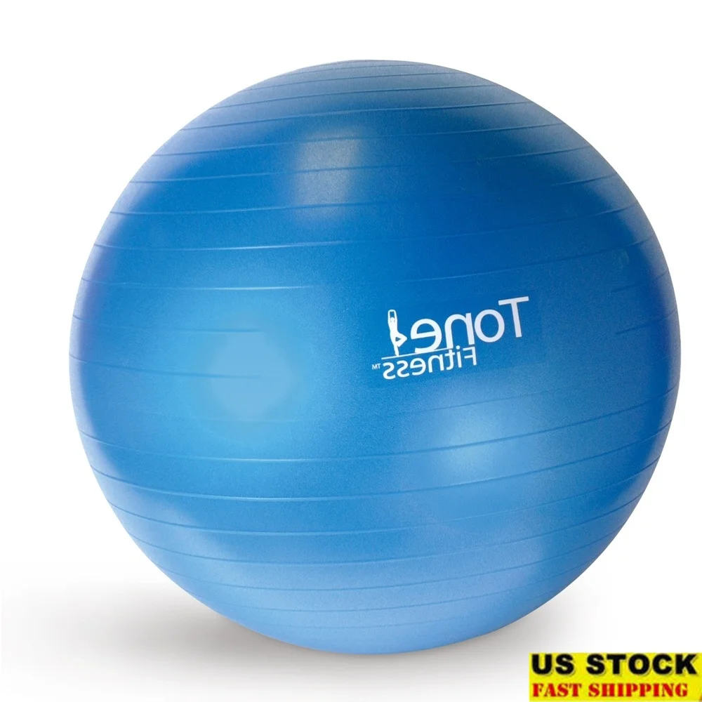 

Anti-Burst Stability Ball Core Strength Balance Training and Spinal Stabilization Low Impact Exercise Home Workouts