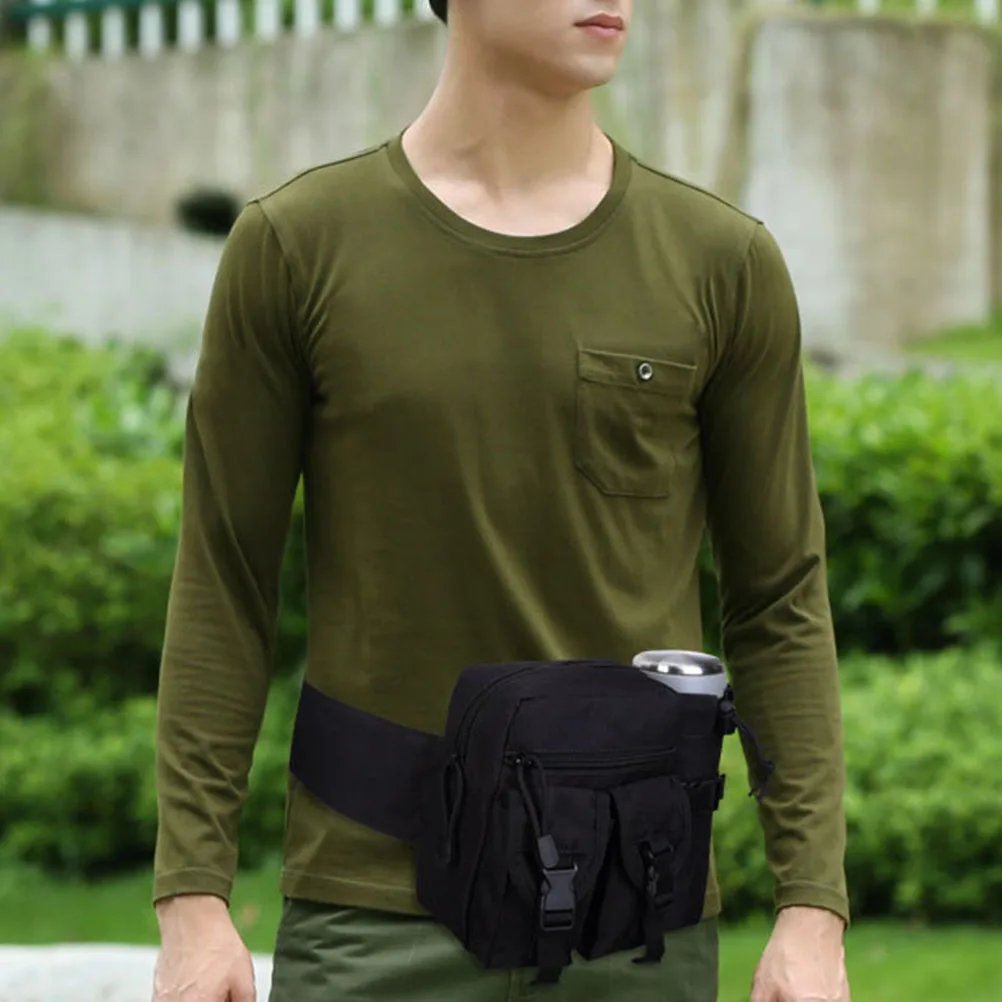 

Fanny Pack for Outdoor Running Lightweight Cycling Bag with Holder Secure Zipper Non-Chafe Waist Band for Sports