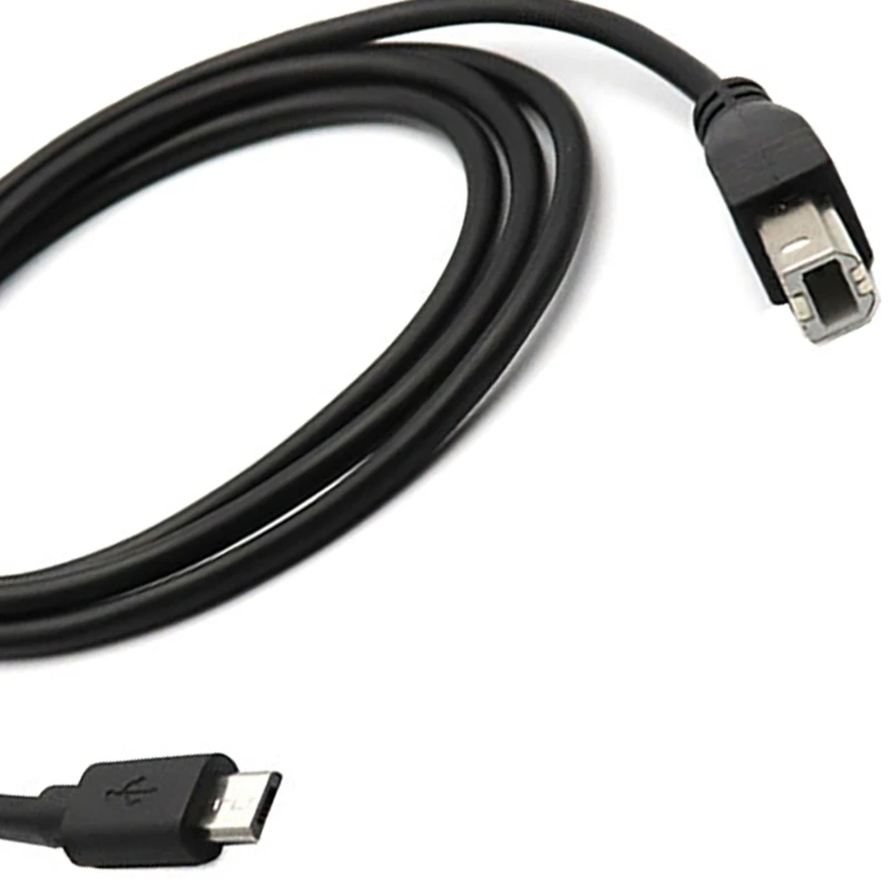 New Micro USB Male to USB B Type Male Data OTG Cable For Scanner MIDI Controller MIDI Keyboard Printer Connector