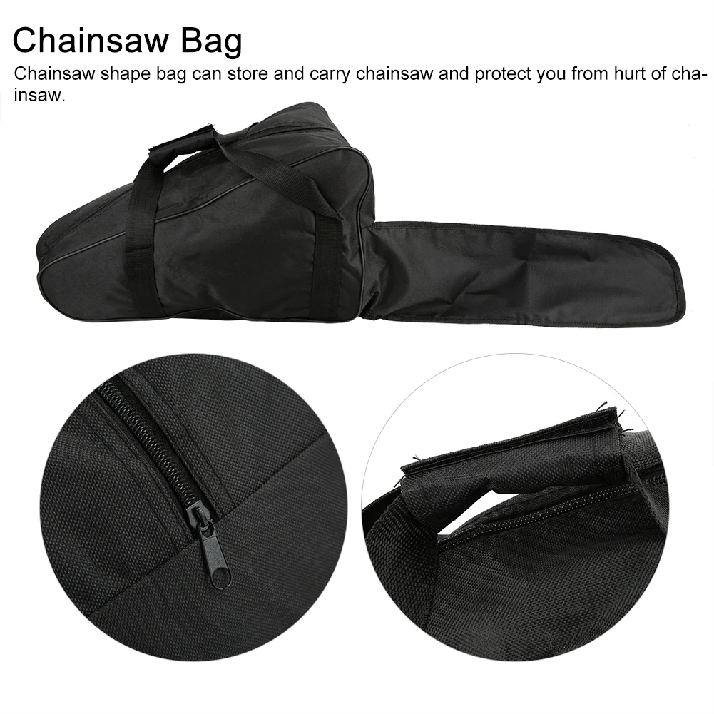 Borsa da trasporto per motosega portatile Custodia per sega a catena in tessuto Oxford impermeabile Protezione completa Borsa da trasporto per stoccaggio esterno