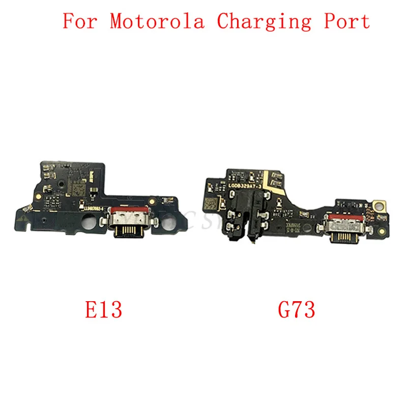 Original USB Charging Connector Port Board Flex Cable For Motorola Moto G73 E13 Charging Port Repair Parts