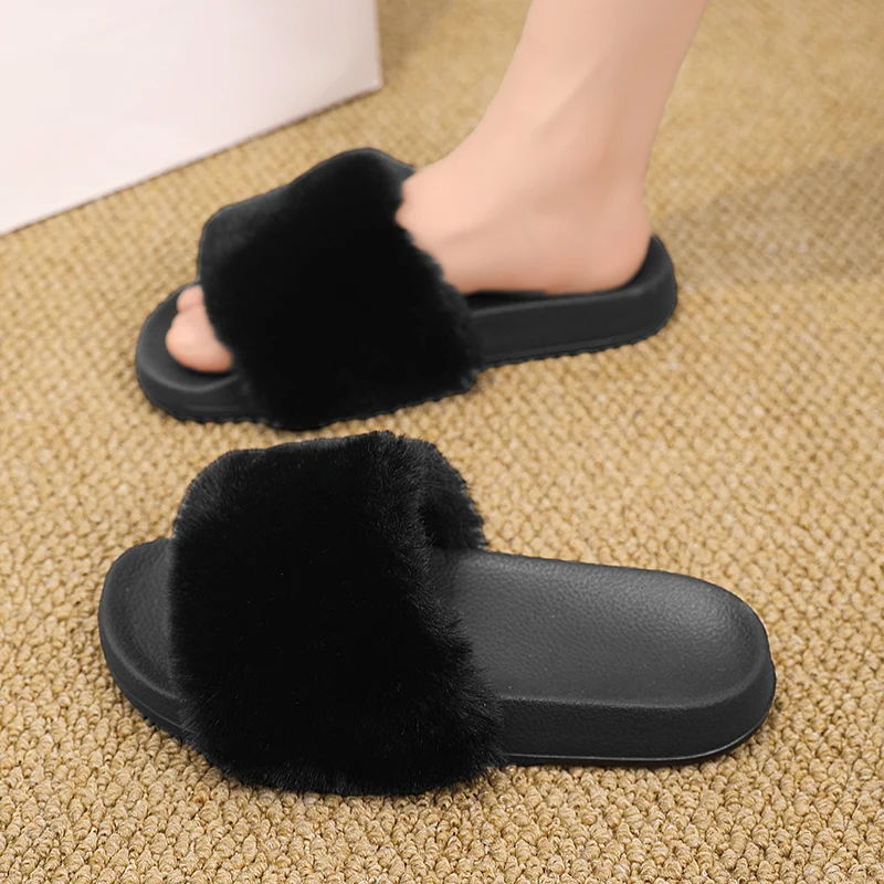 Pantofole invernali uomo donna pantofole morbide in peluche calde coppie scarpe in cotone per la casa al coperto Casual comode e soffici diapositive