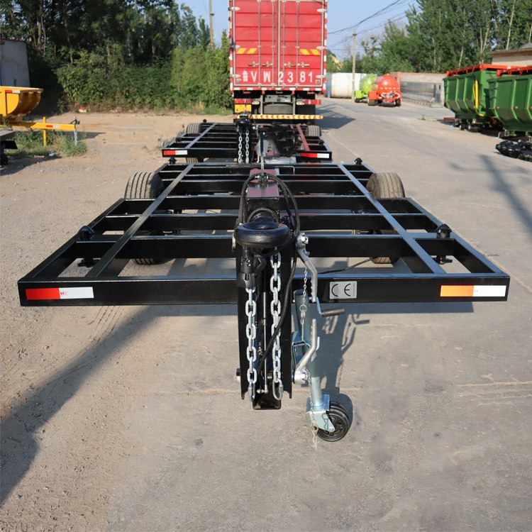 4 Wheels House Trailer Manufacturer Trailer Frame Chassis Gooseneck Drawbar
