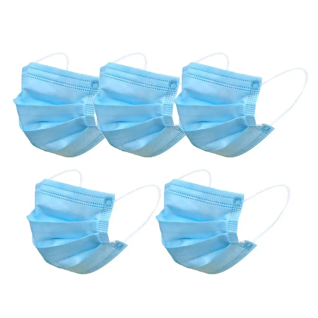 Unisex Anti Dust Mask Breathable Cotton Face Cover Non Woven Ear Loop Disposable Protection for All Occasion