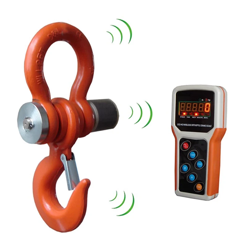 Heavy Duty Wireless Electronic Crane Scale 3-15T Hanging Scale with Handheld Meter