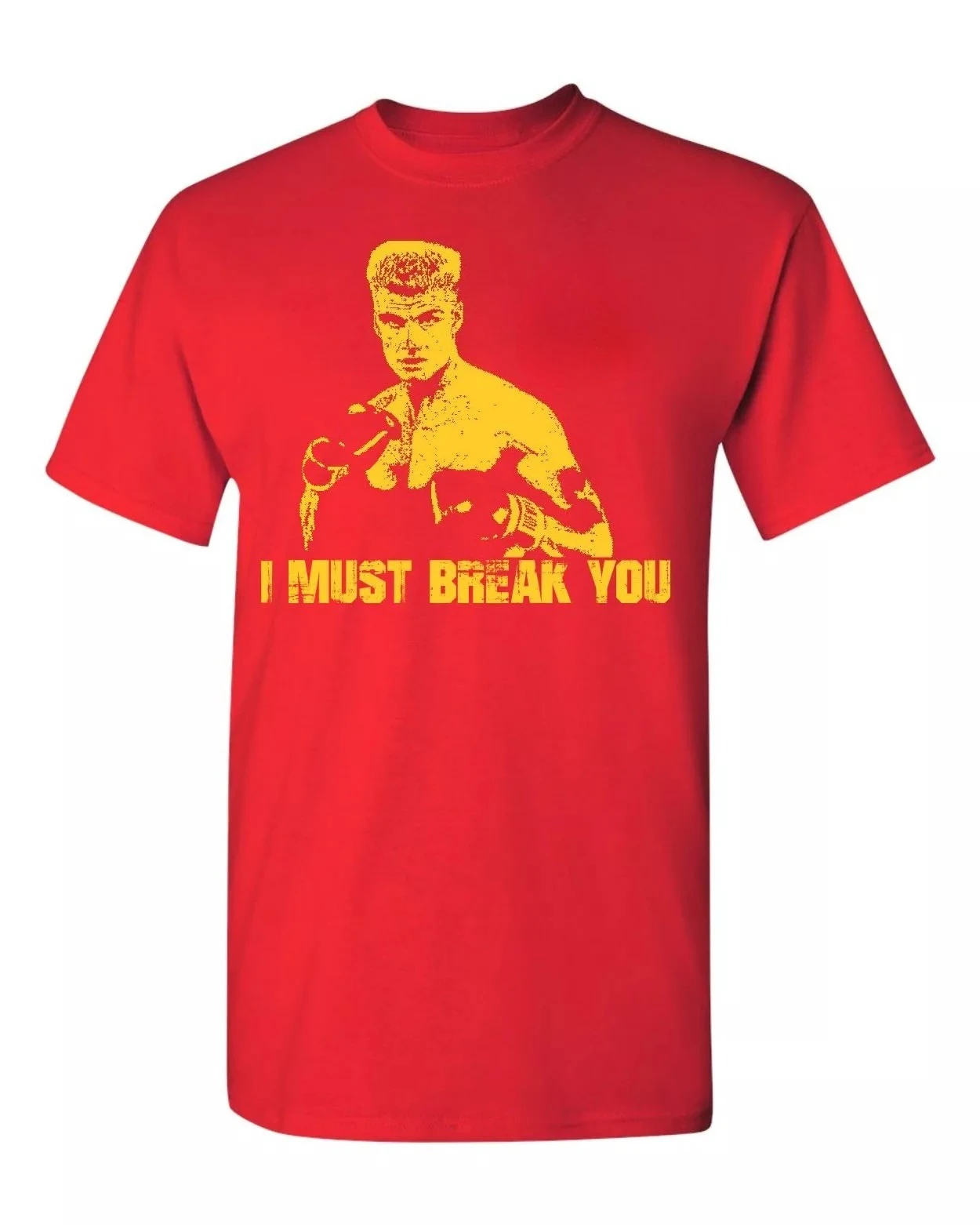 Camiseta de Ivan Drago I MUST BREAK YOU Rocky Balboa para hombre