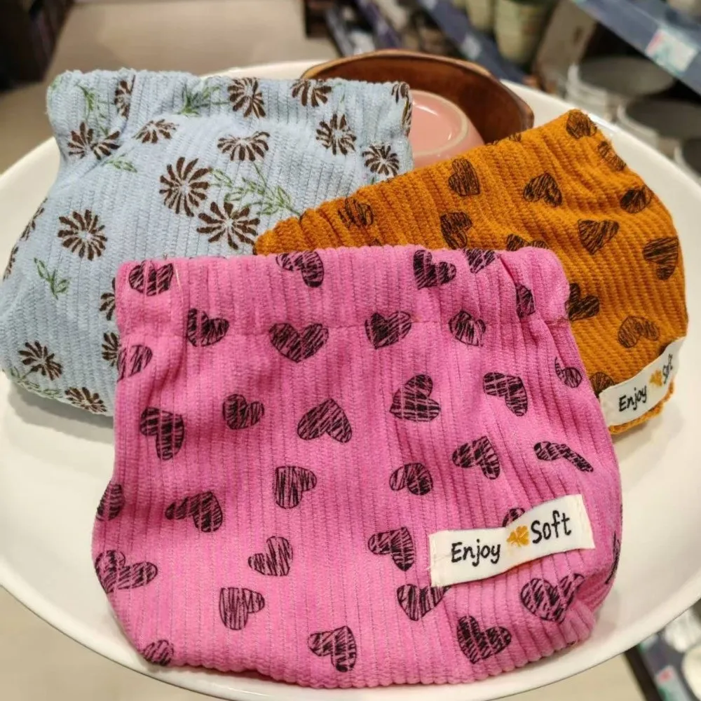 حقيبة شظايا صغيرة جديدة سروال قصير حقيبة تخزين ناعمة حقيبة سماعة الأذن منديل صحي