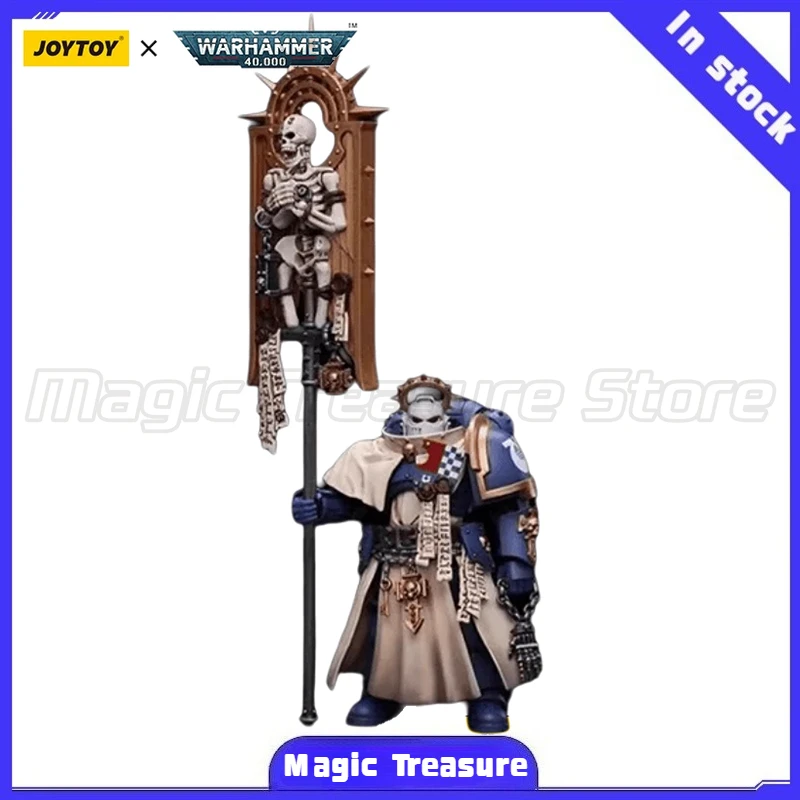 

【MT】JOYTOY 1/18 Movable Genuine Original Warhammer 40000 Ultramarine Sword Guard Flagbearer Soldier Toy Gift Collection