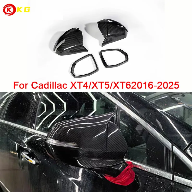 

Suitable for Cadillac XT4/XT5/XT6 rearview mirror housing carbon fiber rearview mirror housing 2016-2024XT5 external accessories