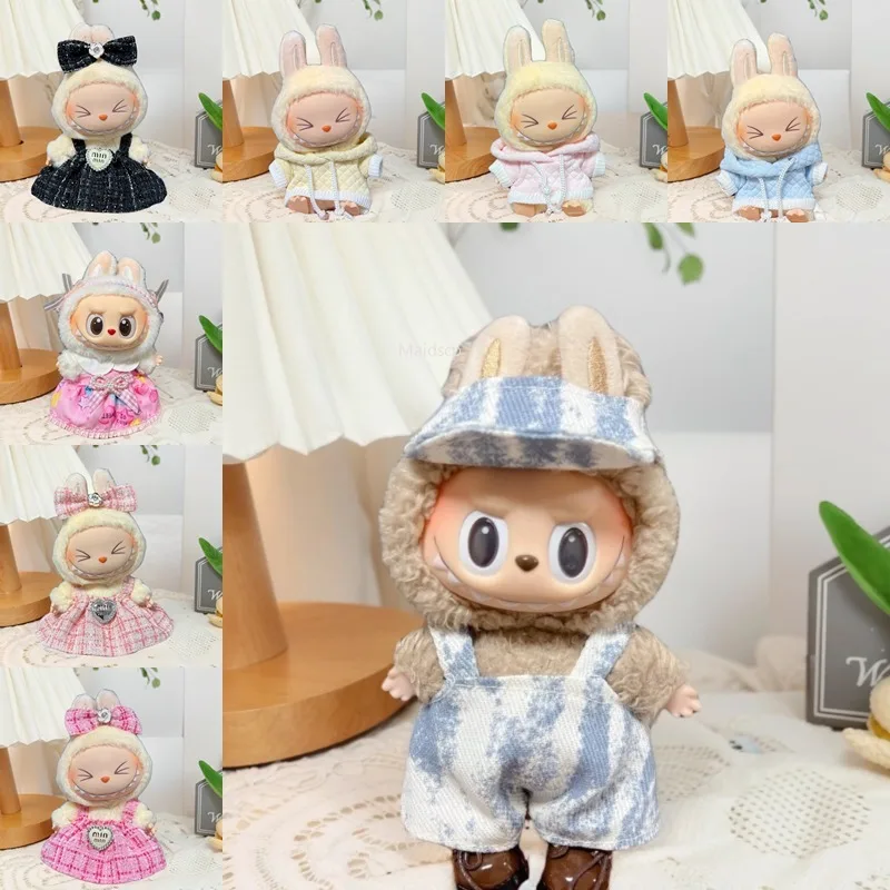 

Mini Doll'S Clothes Outfit Accessories for 17cm Labubu Baby Replacement Clothes Clothing Gift
