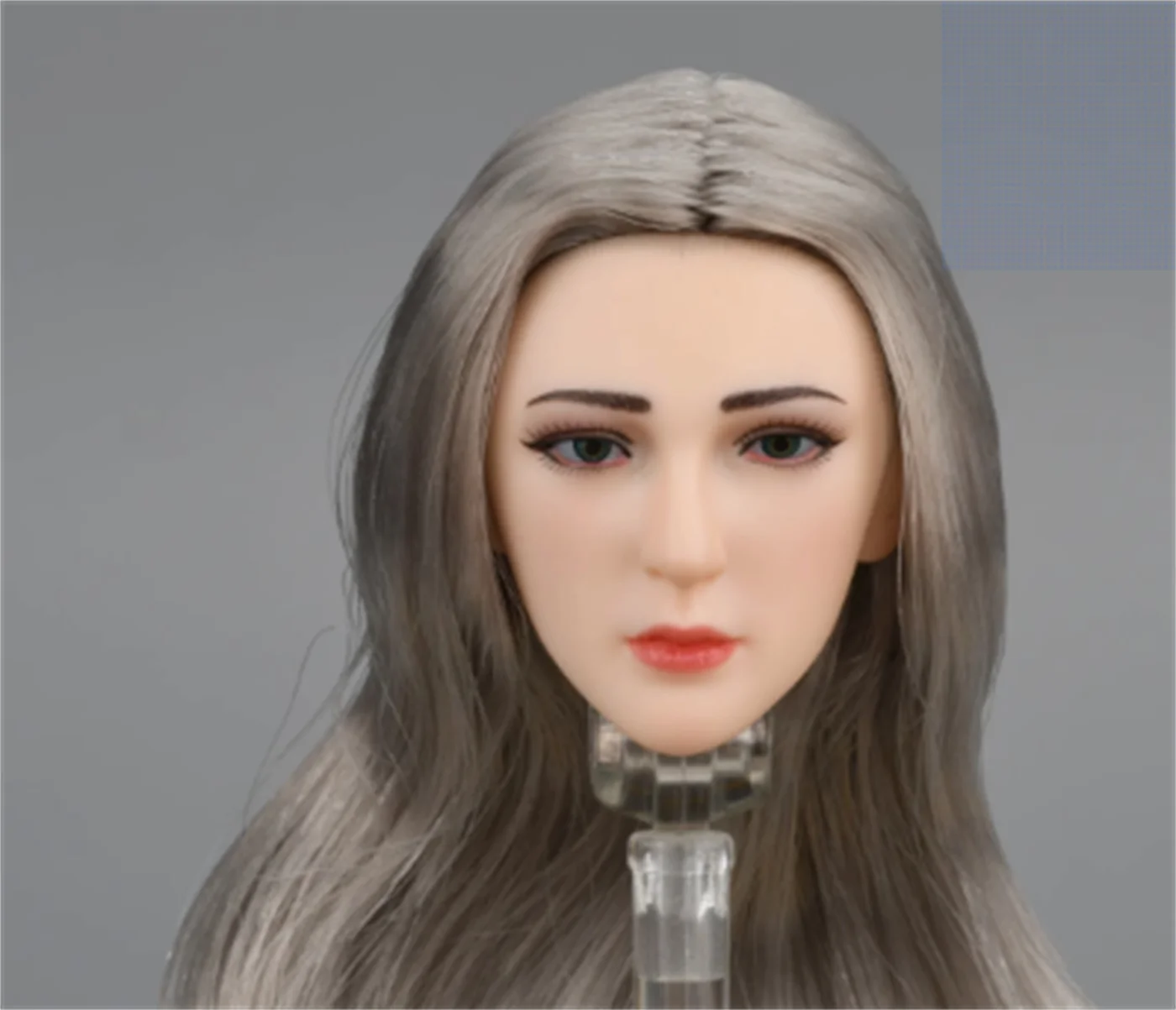 1/6 Scale head Sculpt  PLLB2023-S52  Pale Skin Siliver Hair   Fit 12''  TFit 12 inch Action Figure  Customize Toys