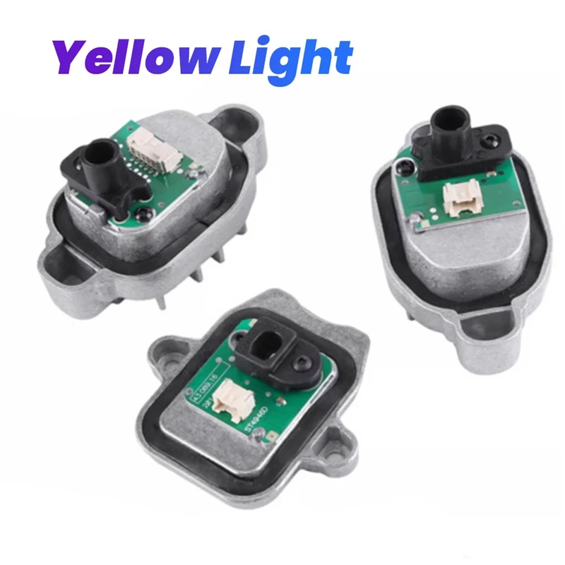 AU04 -3PCS/Set LED Module Angel Eye Yellow Light Source 63117419615 63117419610 For BMW F30 F31 F35 LCI 2014-2019 DRL Module