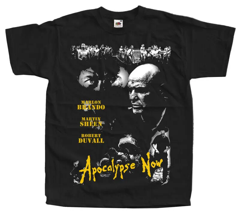 APOCALYPSE NOW ver8 1979 T SHIRT TEE black 100% cotton Sizes S-5XL