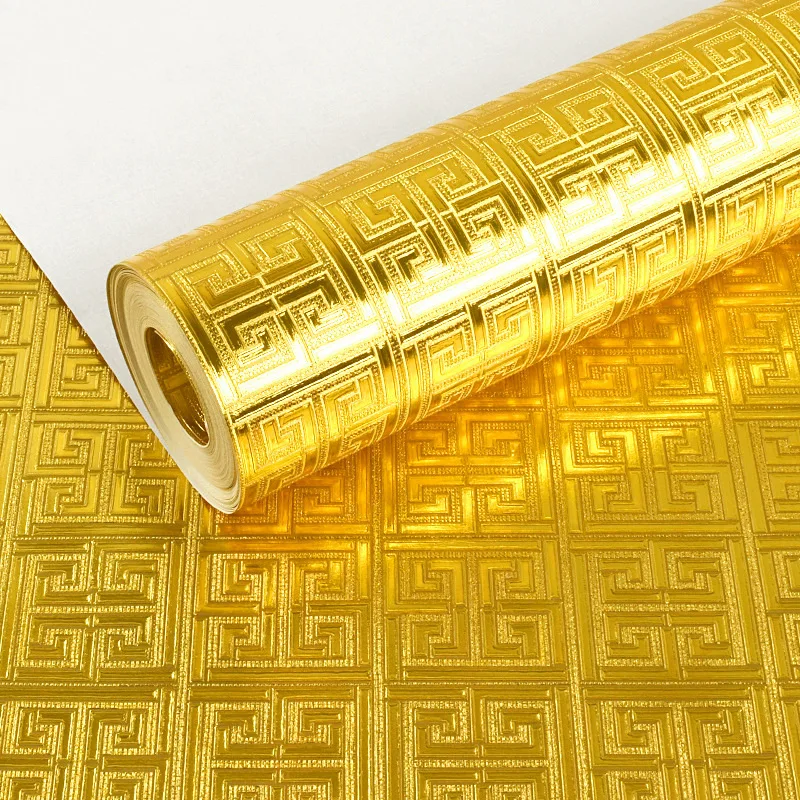 

Обои с золотым листом, КТВ, блестящие светоотражающие потолочные обои для гостиной, новые обои в китайском стиле