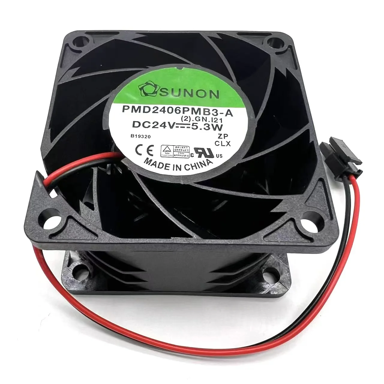 SUNON PMD2406PMB3-A DC 24V 5.3W 60x60x38mm 2-Wire Server Cooling Fan