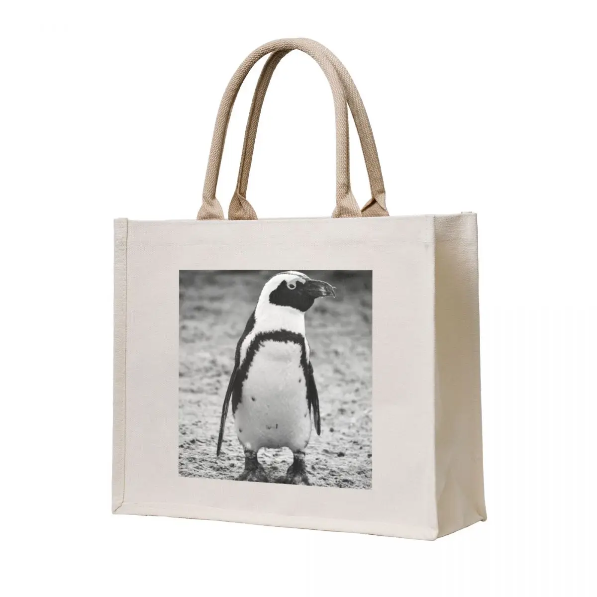 

Black and white penguin Tote Bag female bag custom canvas bag shopping logo