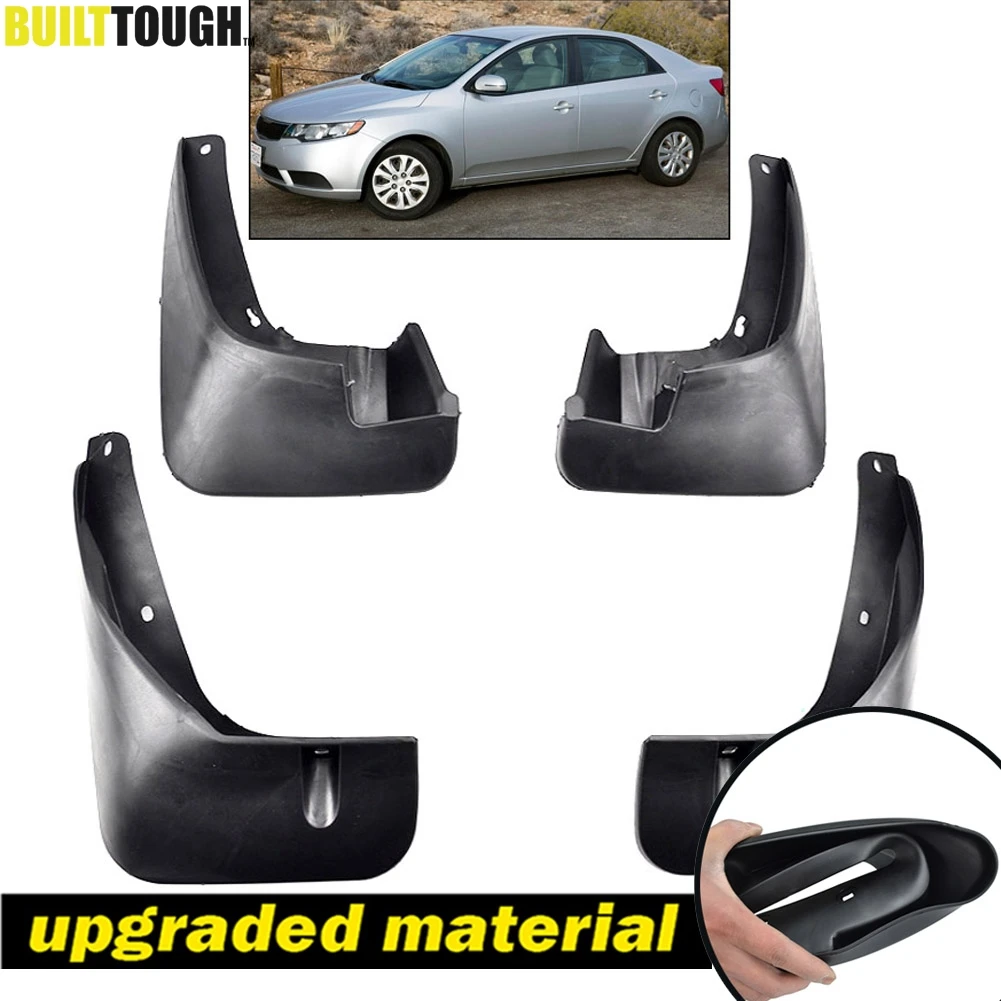 Para-lamas do carro para kia forte cerato k3 2010 - 2013 sedan mudflaps respingo guardas lama flap para-lamas dianteiro traseiro 2011 2012
