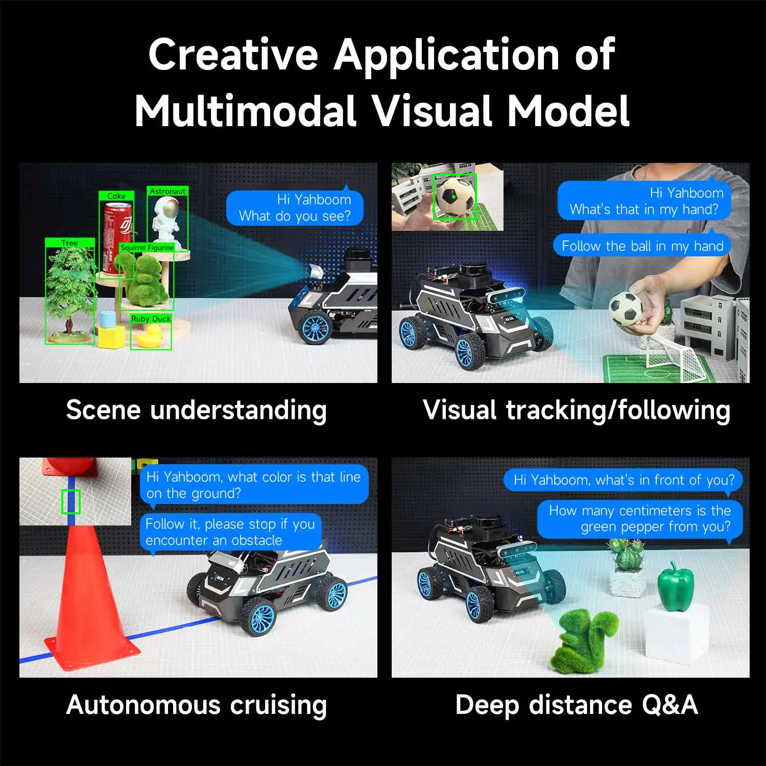 ROSMASTER A1 AI Large Model Programmable Robot Ackerman Structure ROS2-HUMBLE Lidar SLAM Mapping Navigation Autonomous Driving - Image 5