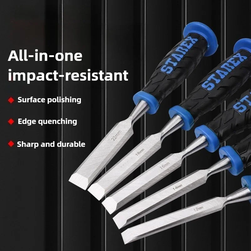 Multifunctional Special Steel Woodworking Chisels Hand Flat Shovels Set Ideal for Leather Punching and Fine Woodworking Projects