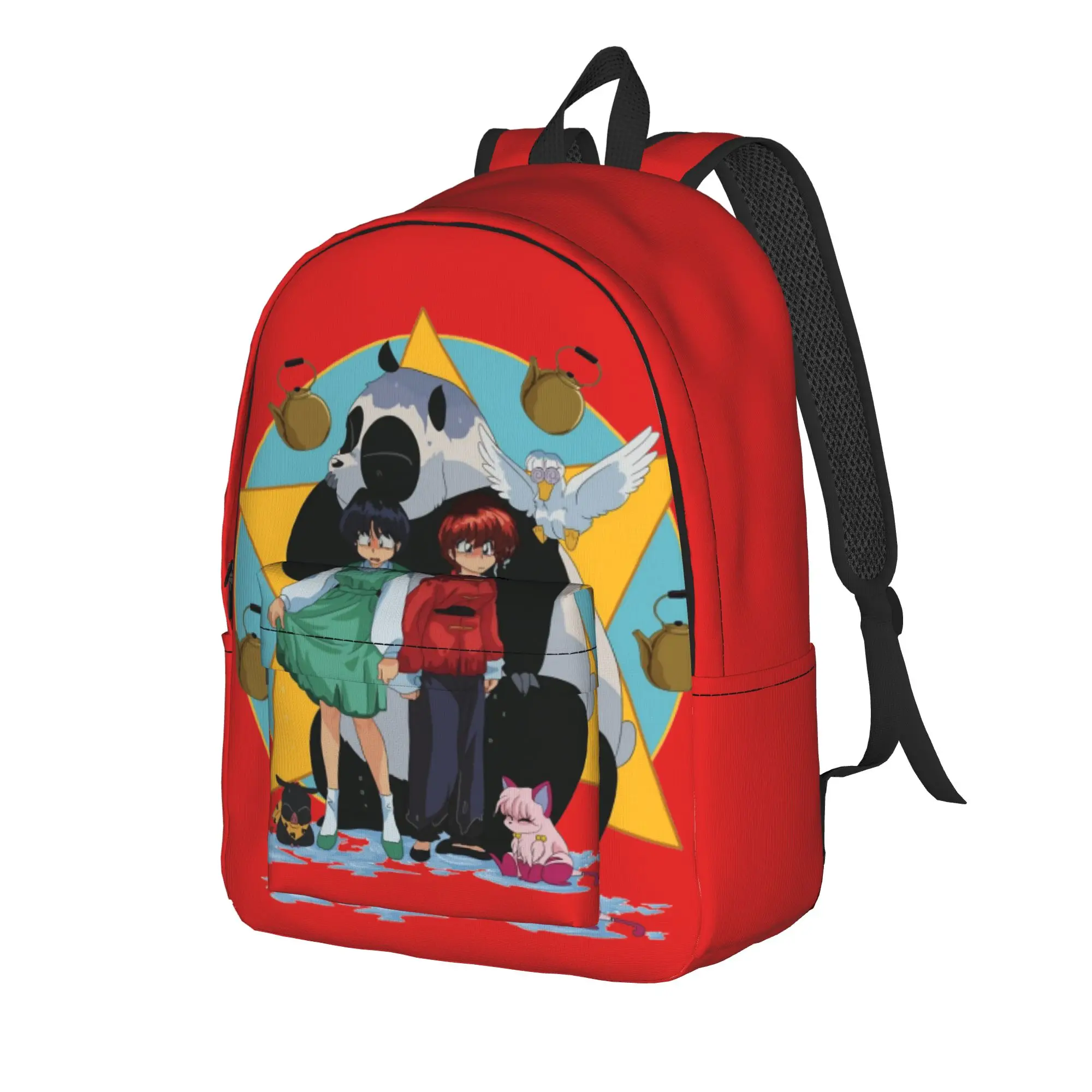Ranmas Transformation Backpack for Men Women Teenage High School Work Daypack  Laptop Shoulder Bag Sports
