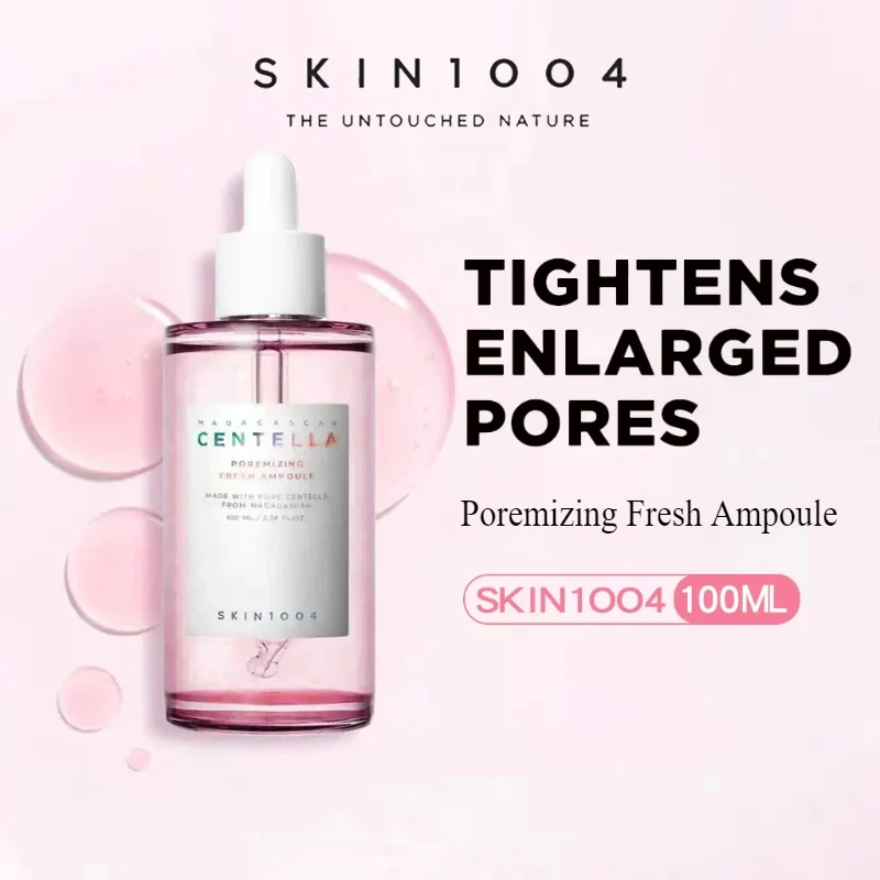 

Centella Poremizing Fresh Ampoule Pink Salt Essence Liquid Face Pore Care Facial Serum Soothing Moisturizing Beauty Skincare