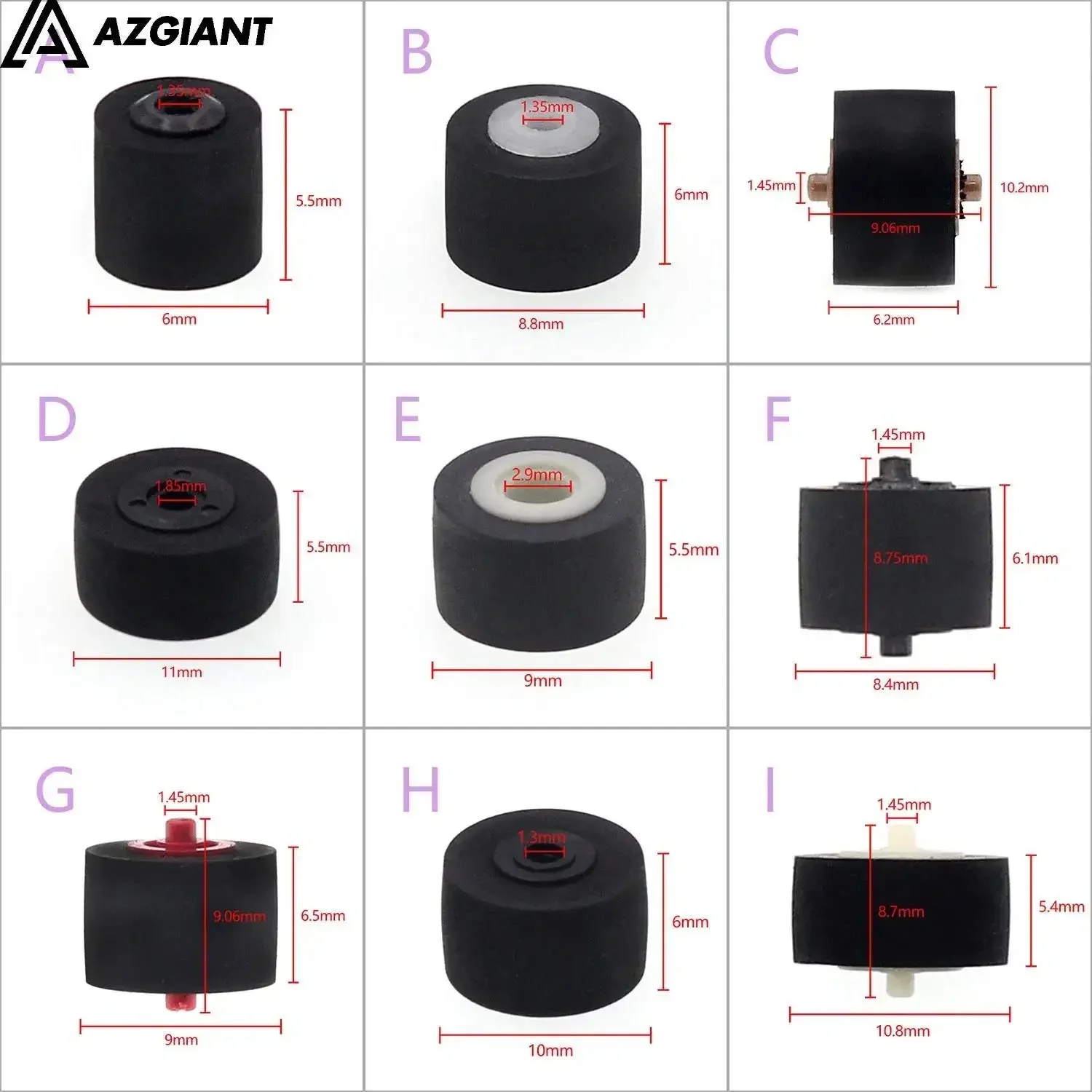 

Car Radio, Repeater Roller Tape Recorder Pressure Cassette Belt Pulley Player Radiodiffusion