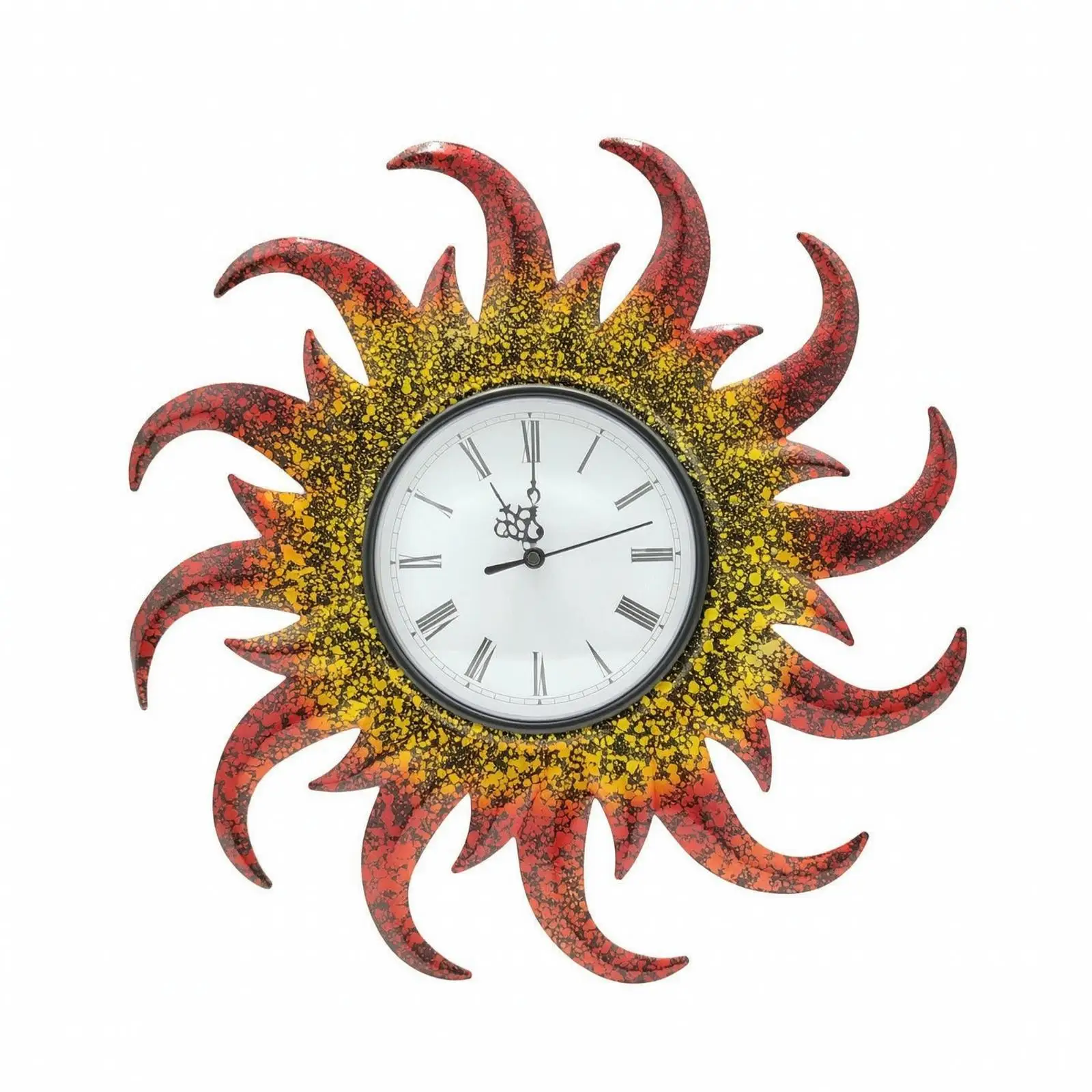 Weathered Sun Wall Art | Vintage Hand-Finished Look, Rustic, Sun Wall Decor, for Patio