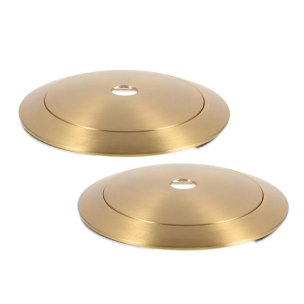 Brass Lampshade Retaining Ring 2pcs – Secure Fit, Easy Installation, Artistic Metal Threaded Lamp Shade Collar