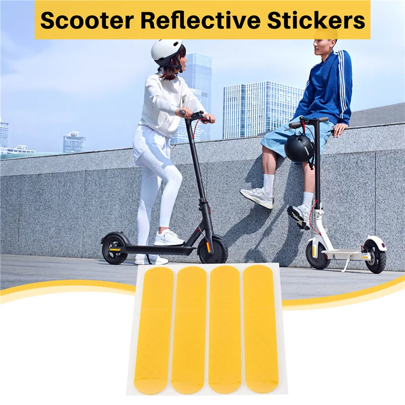 Светоотражающие наклейки, водостойкая предупреждающая полоса, ночные светоотражающие наклейки для украшения электрического скутера Ninebot Max G30