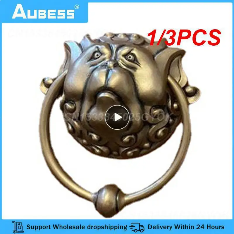 1/3PCS Figurine Gate Durable Sturdy Elegant Gate Knocker Home Accessories Door Knocker Practical Large Decorative Unique Design