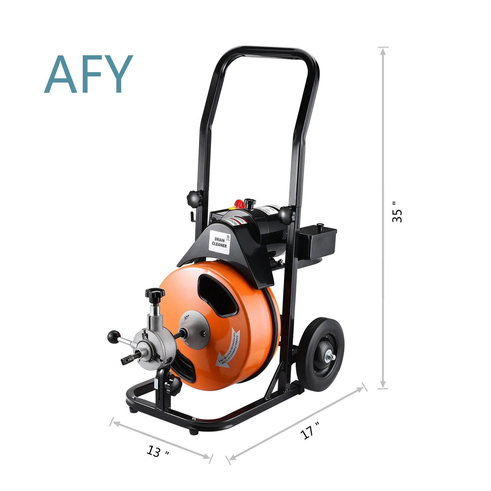 Pipe Spring Snake Cleaning Machine for Power Dredging Sewer Drain Unclogging Tool Spiral Auger Drain Cleaner for Plumbing