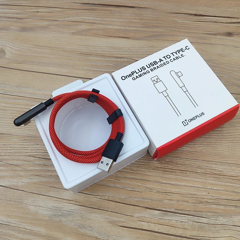 OnePlus Braided Charge Cable 100W 80W Fast Charging Wire 10A High Current USB-A to Type-C Cable SUPERVOOC/VOOC For 1+ 15 13 12 R