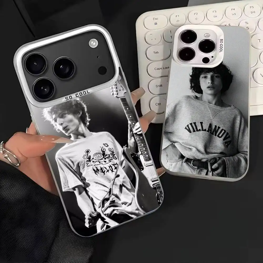 

Finn Wolfhard A-Actor Phone Case For iPhone 17,16,15,14,13,12,11,Mini,Pro,MAX Matte Shockproof Phone Case