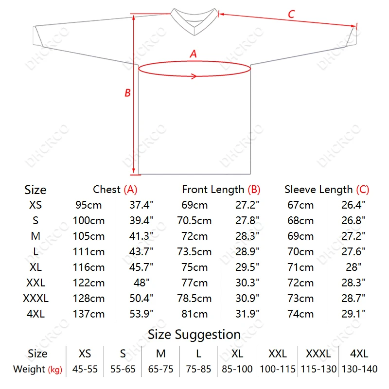 Enduro Motorcycle Jerseys MTB Downhill Jersey DH Dhcrco Jerseys Men Cycling Jersey Motocross Shirt Moto Bmx Tops Offroad Clothes