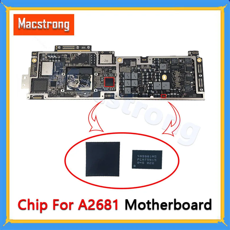 chipconjunto bga para macbook air apl109c 343s00554 m2 a2681 chip ic de reparacao da placa mae 48990 489901a5 489900a6 136 novo 01