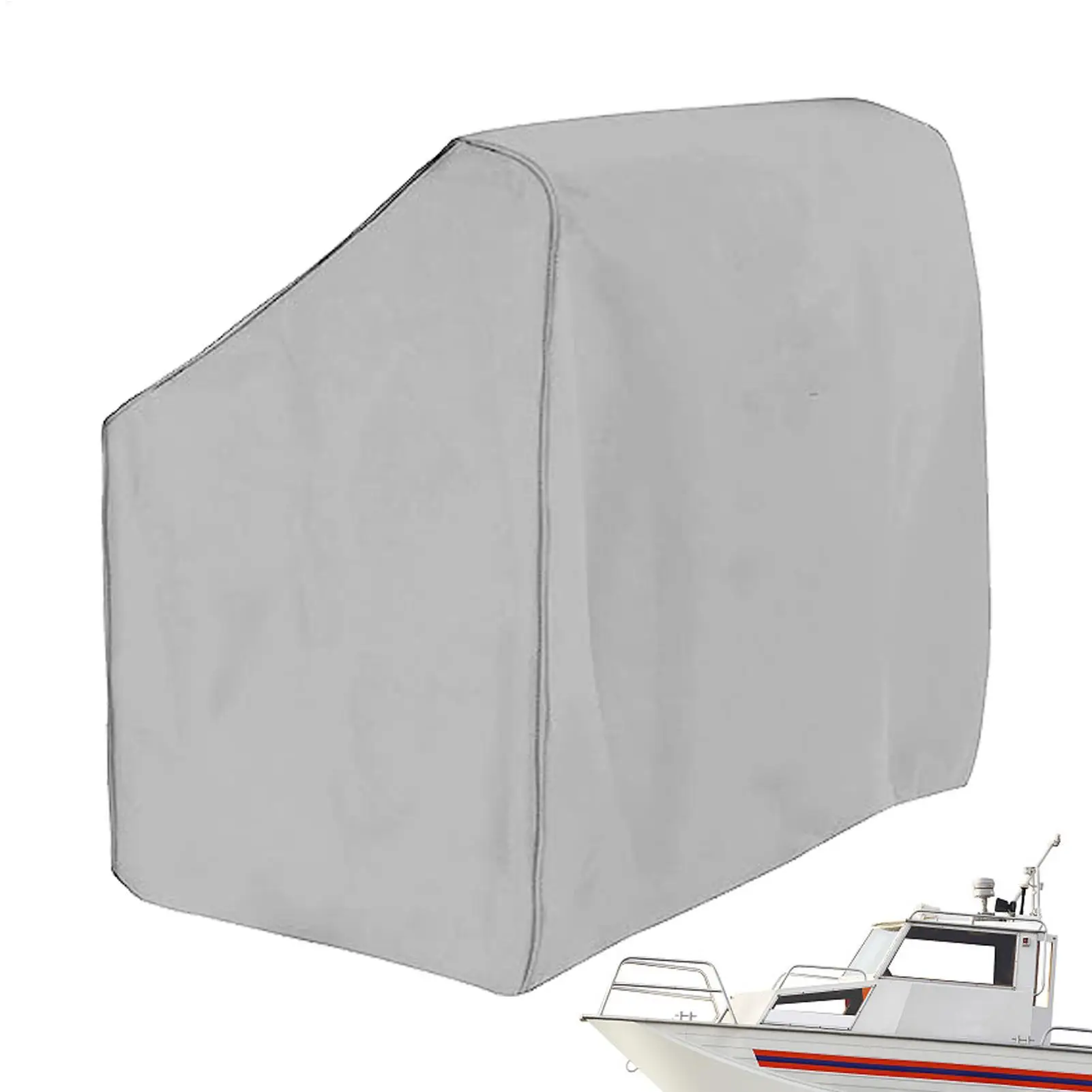 

Boat Console Cover Marine Grade Waterproof Potable Canvas Console Protector Boat Accessories For Center Console Boats