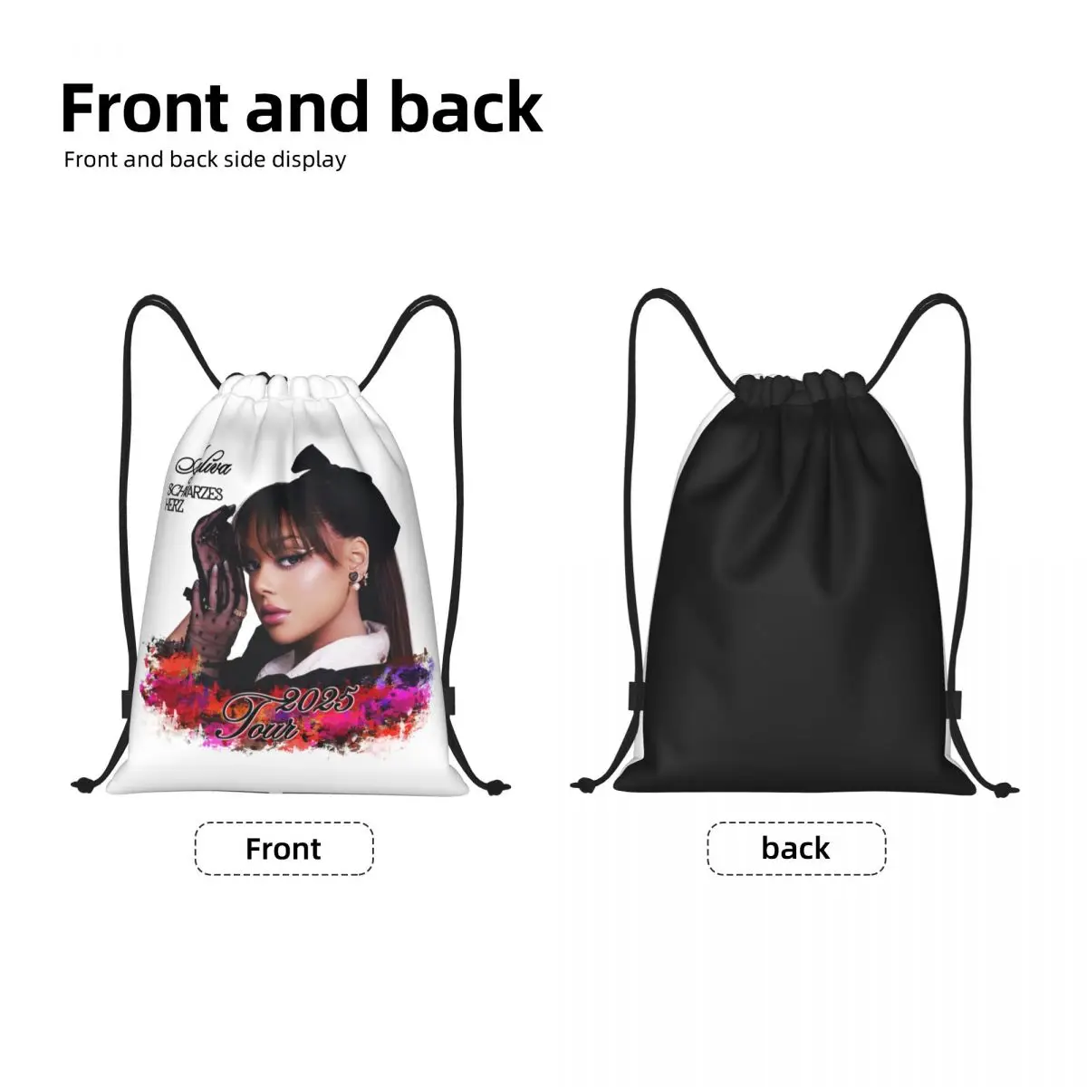 Tour 2025 Liebe Ayliva Drawstring Backpack Sports Gym Bag for Women Men Training Sackpack