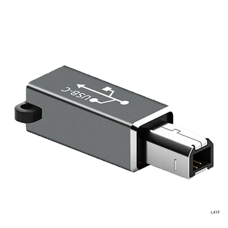 High Speed Transfer USB C to MIDI Printer Adapter Plug and for Play No Driver Required for Electric Drummer Fax Machine