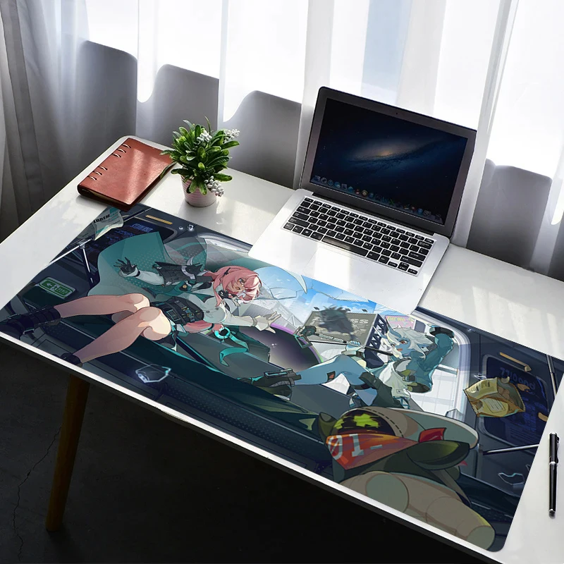 

Mouse Pad Office Gaming Accessories Keyboard Pad Anime Print Mousepad Laptop Zenless Zone Zero Tsukishiro Yanagi Desk Mouse Mat