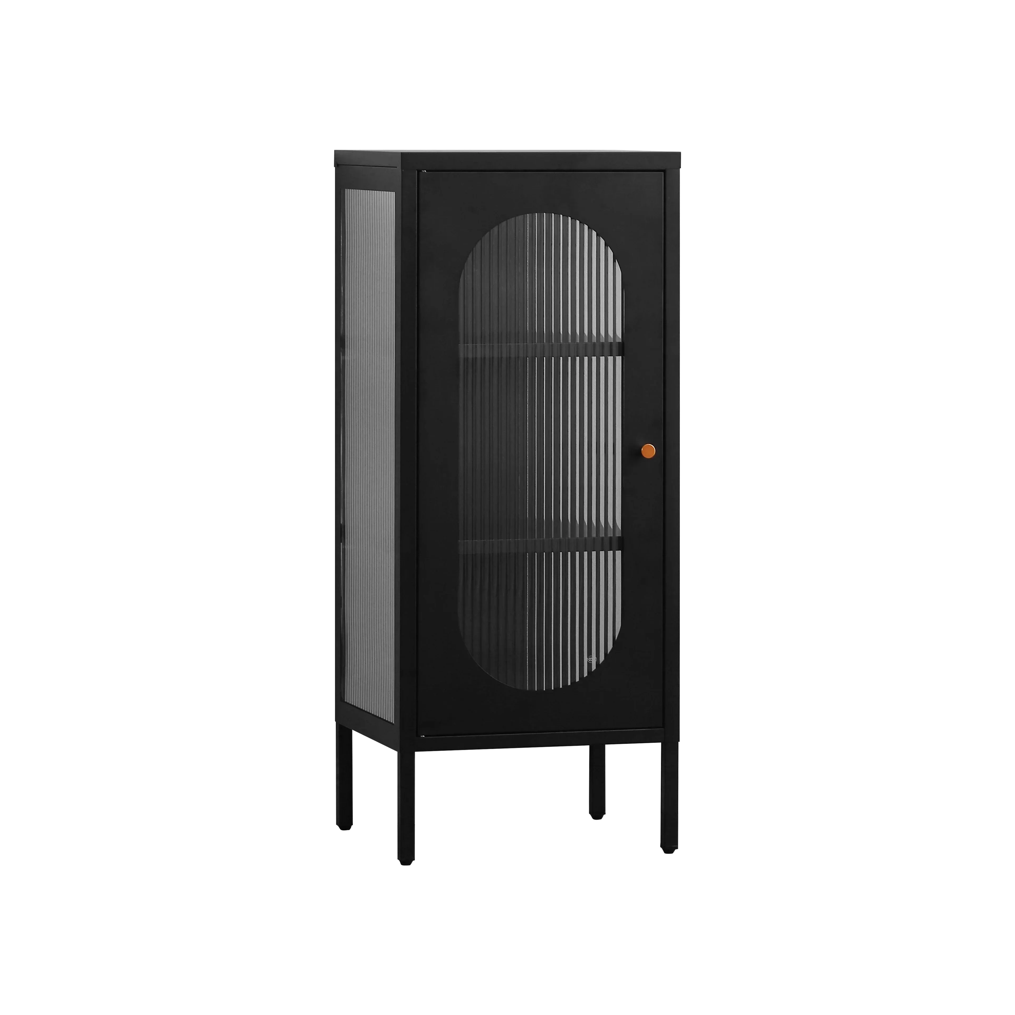 

fashion glass door storage cabinet with legs living room metal cabinet waterproof glass side board kitchen bathroom organizer
