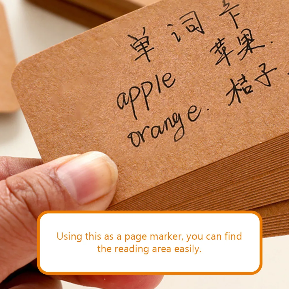 

Thickened Blank Word Diy Note Students Portable Mini Index Cards Smooth Small Graffiti Cards Multi-Function Business