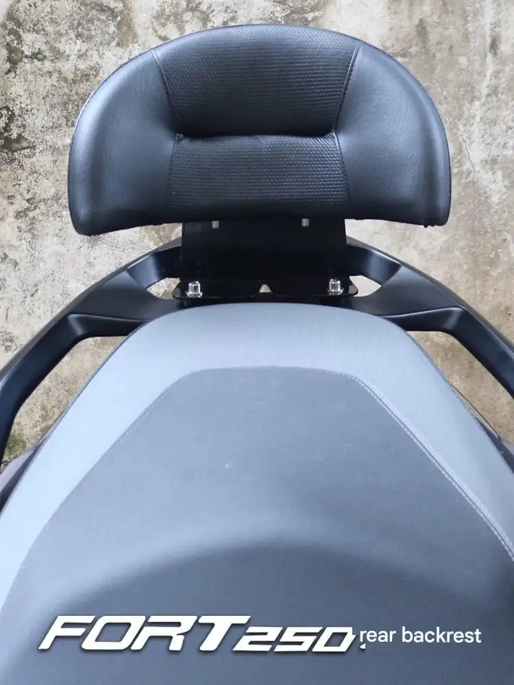For QJMOTOR FORT250 Motorcycle Rear Seat Backrest Waist Support Modified Comfort Stress Distribution Optimization And Fatigue