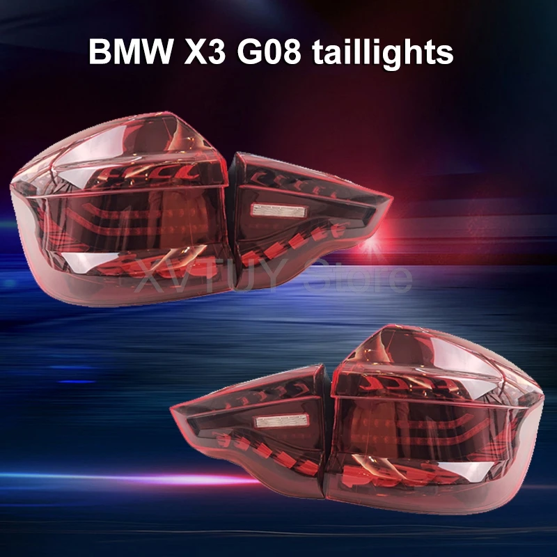 

Задние фонари для BMW X3 G08 2018-2024, автомобильные светодиодные указатели поворота, стоп-тормоз, стояночные фонари в сборе, новые задние фонари, принадлежности для автомобиля