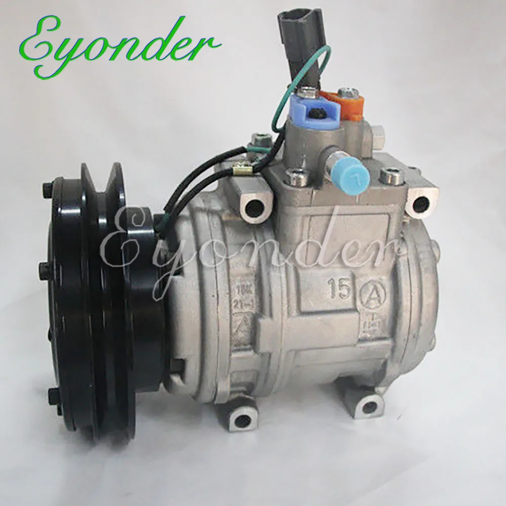 

AC A/C Air Conditioning Compressor Cooling Pump 10PA15C for Komatsu excavator PC200-6 200-6 44710034603D 447200-0240 447100-3460