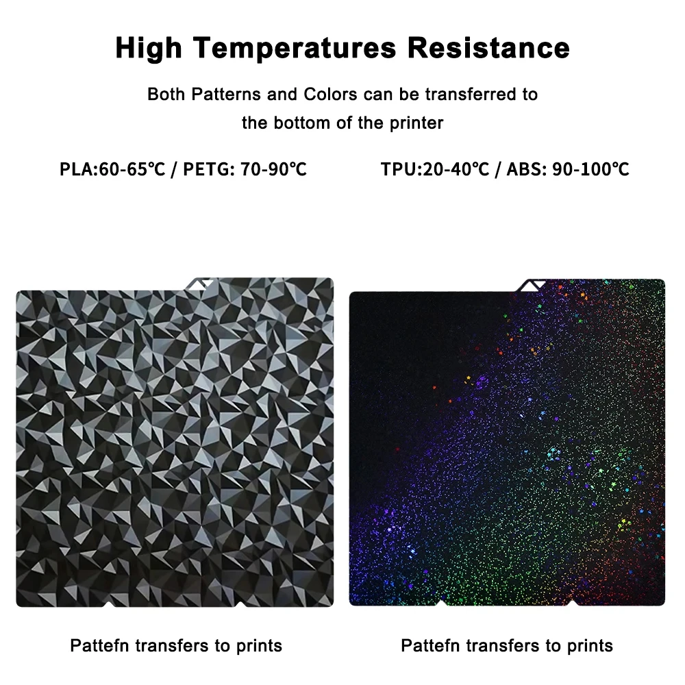 

For Anycubic Kobra S1 Plate Pei Sheet 264x276mm Textured Kobra S1 Combo Build Plate Double Sided Peo Pet Pey Kobra S1C Bed