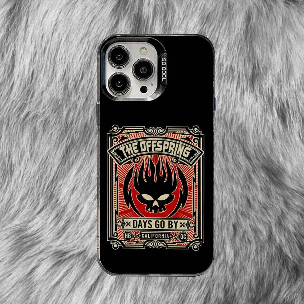 The O-Offspring Smash لهاتف iPhone 17,16,15,14,13,12,11,X,8,7,Pro,Max,Plus,SE4,Air,Mini غلاف صلب متين غير لامع