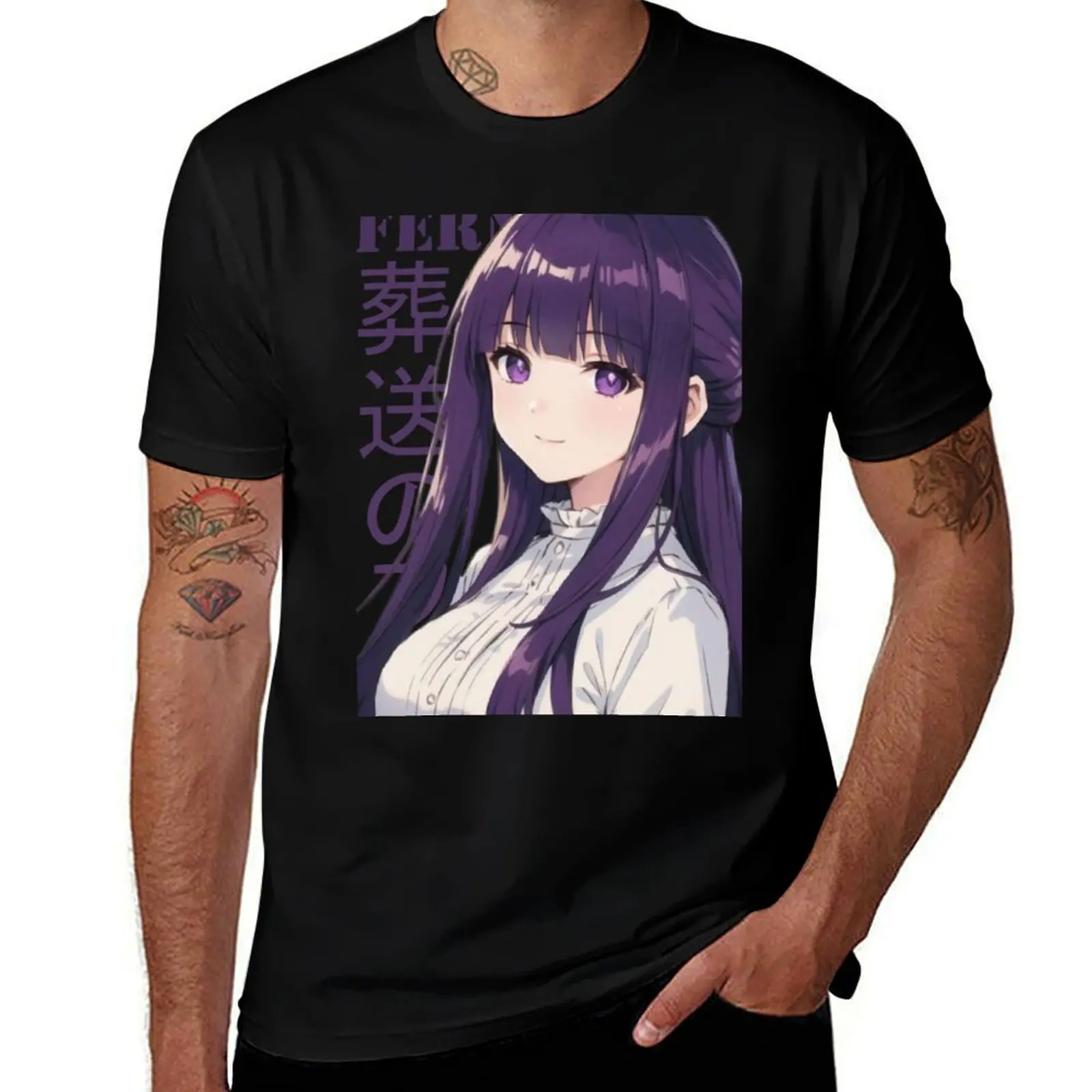 Fern - Sousou no Frieren T-Shirt Big and Tall Gym T-Shirt