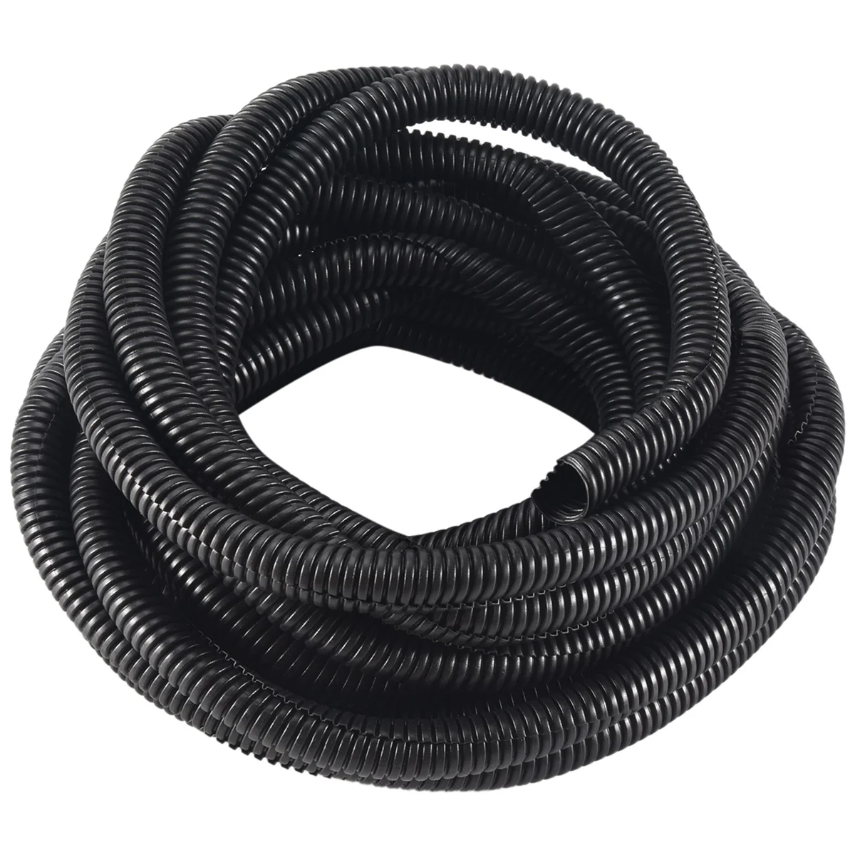 20 Ft Split Wire Conduit Polyethylene Tubing Black Color Sleeve Tube 10mm inner diameter