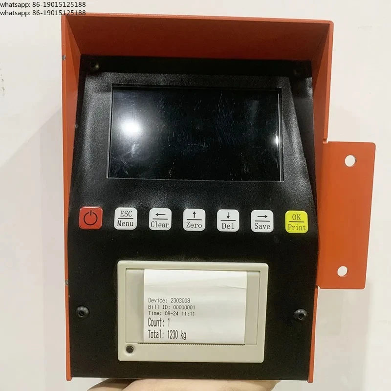 Electronic Forklift Scale Weighing Display Control System Indicator For Railway Coal Industry Loader Built-in Printer